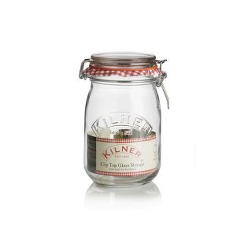 Kilner Round Cliptop Jar 1ltr