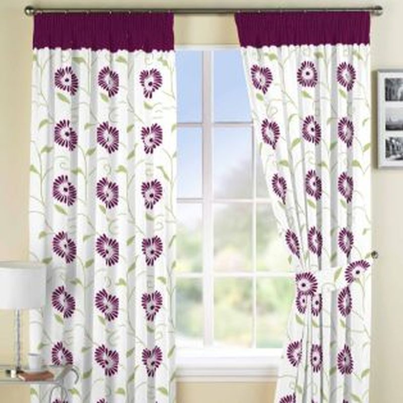 Claudia Curtains 46 x 54 Aubergine