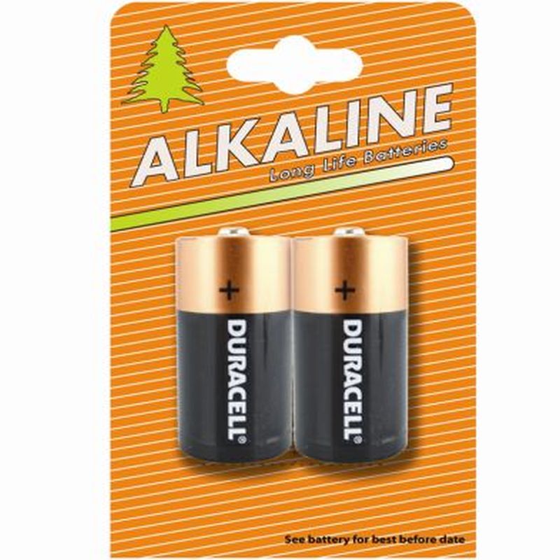 2 Pk DURACELL C Batteries