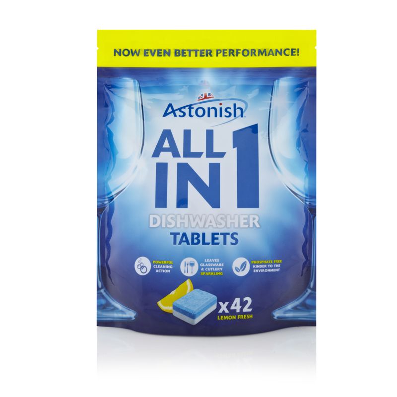 Astonish Dishwasher Tablets 42 Pack