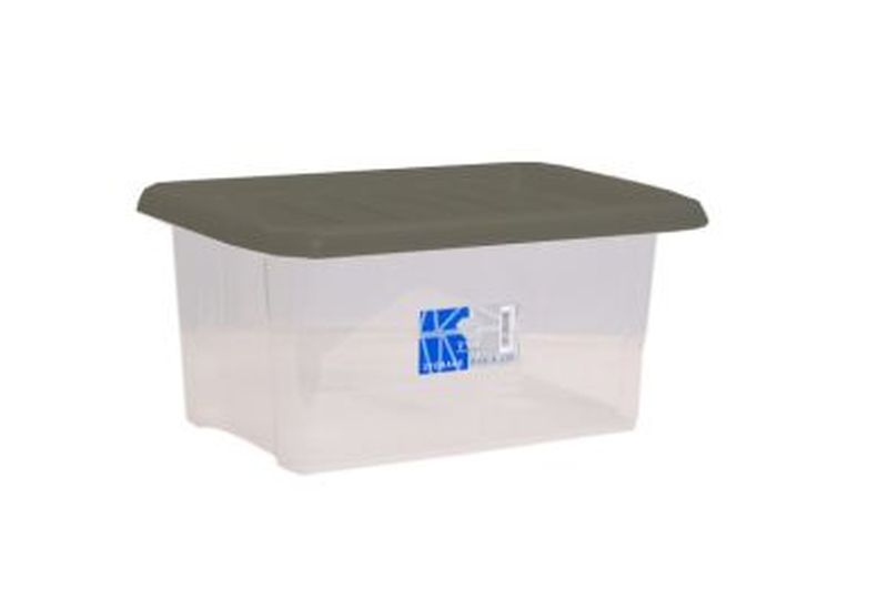 14 litre Plastic Storage Box & Lid