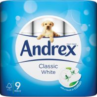 See more information about the Andrex 9 Roll White