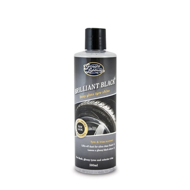 Greased Lightning Brilliant Black 500ml Bottle