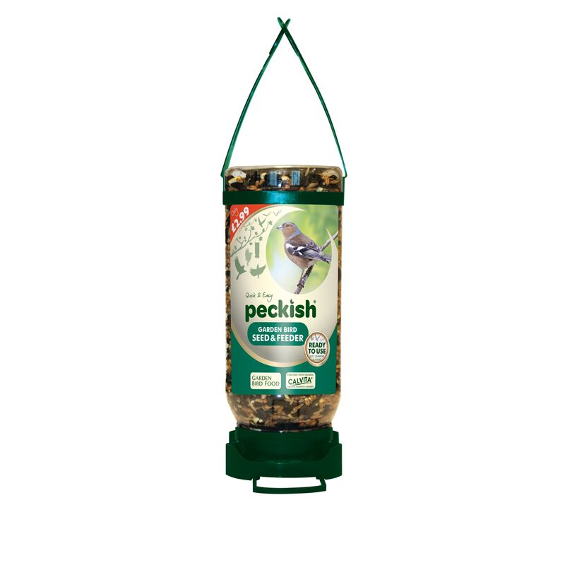 Bird Seed Mix Feeder 700g RTU Grdn Pecki