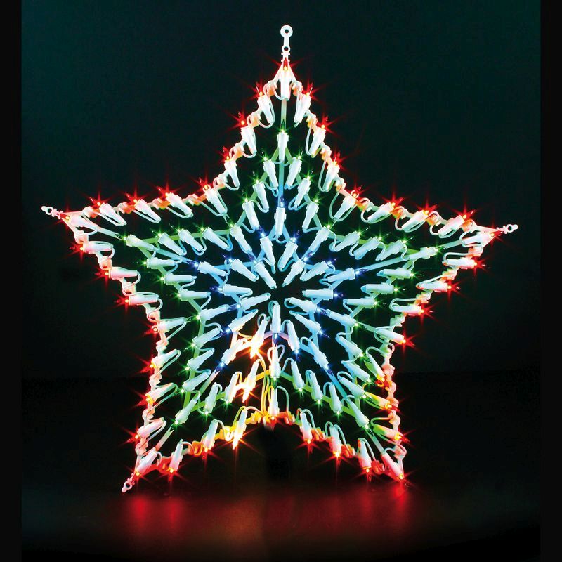 Star Christmas Window Light (100b)