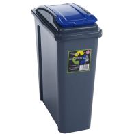 See more information about the Slimline Recycle Bin Graphite/Blue 25ltr