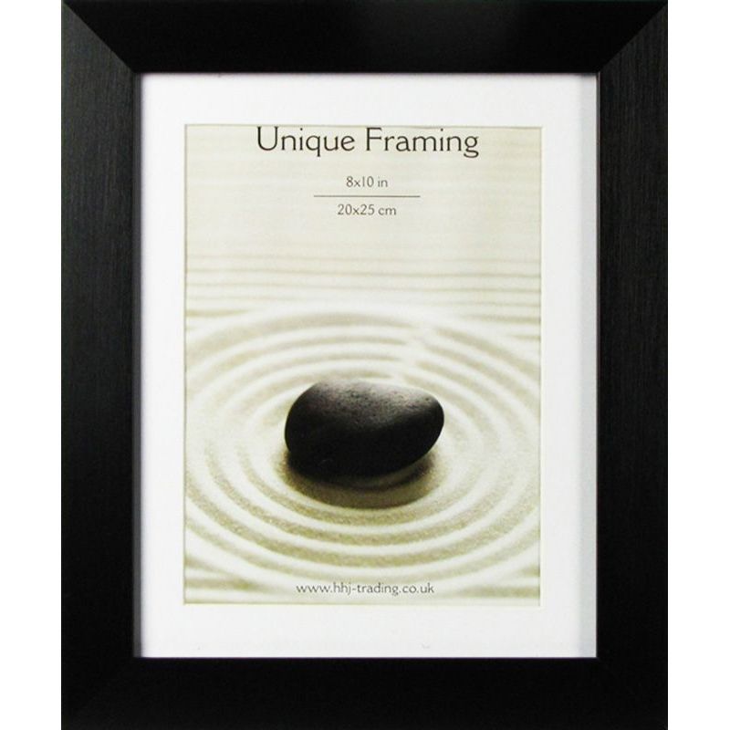 Black Contemporary Photograph Frame 10 x 8