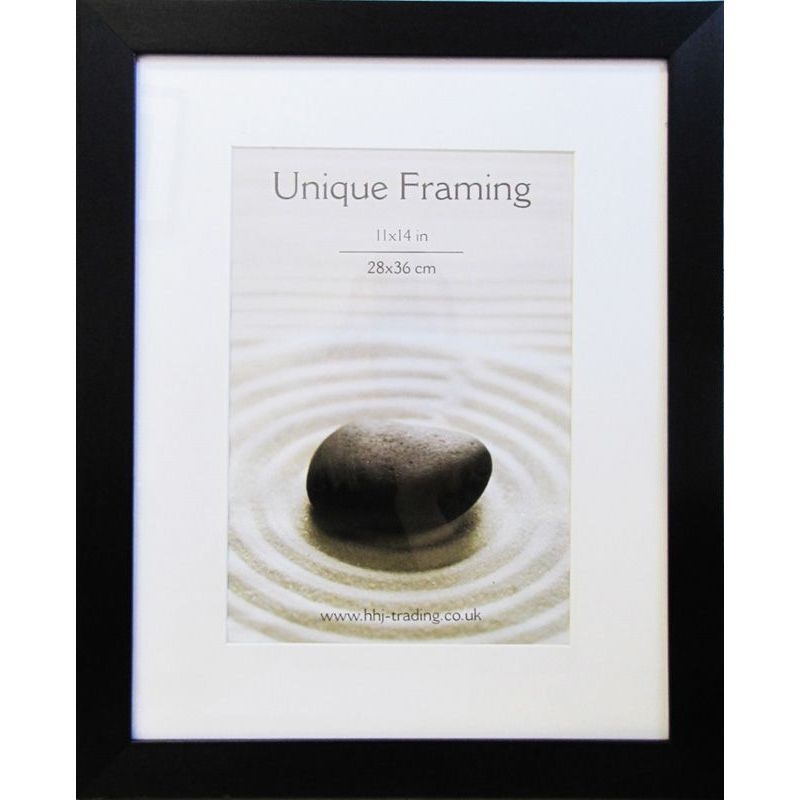 Black Contemporary Photograph Frame 14 x 11