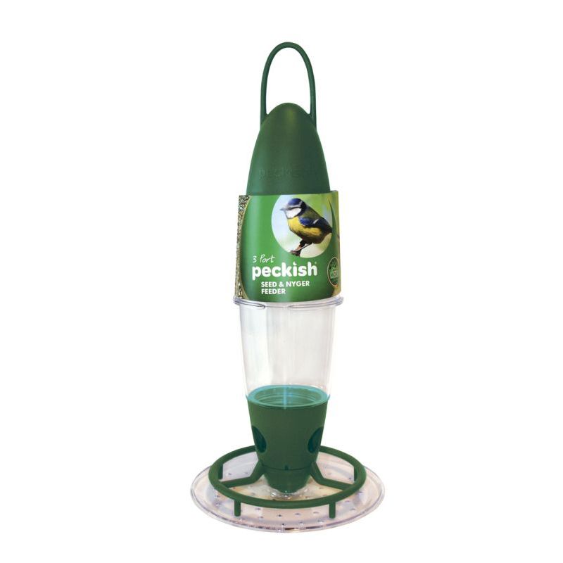 3Port Bird Seed Feeder Peckish