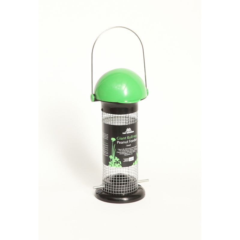 Small RollTop Peanut Feeder Black/Green