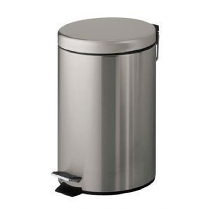 3 Litre Pedal Bin With Brushed Finish