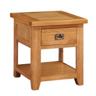 See more information about the Cotswold Oak Lamp Table 1 Drawer