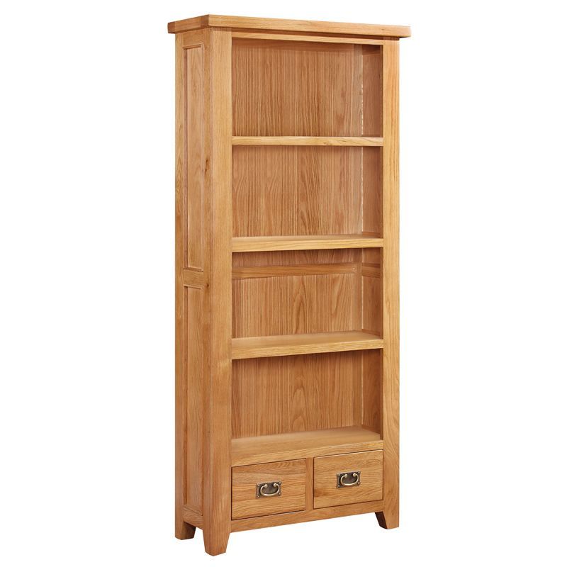 Cotswold Oak Bookcase 1.8 Metres Tall