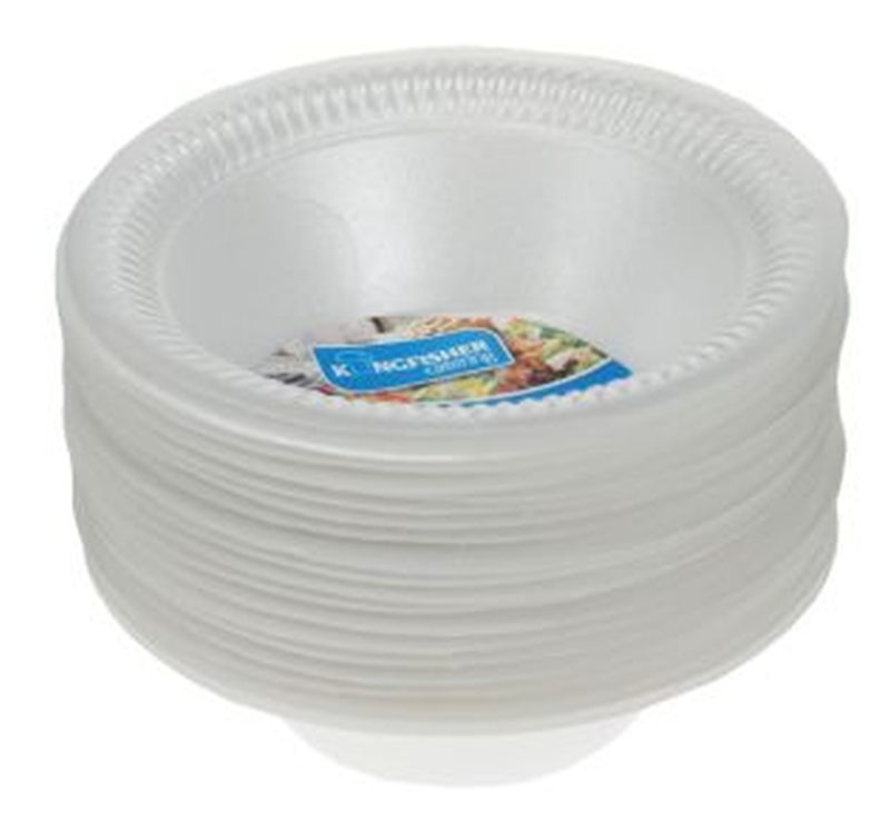 Polystyrene Bowls 12oz x 15