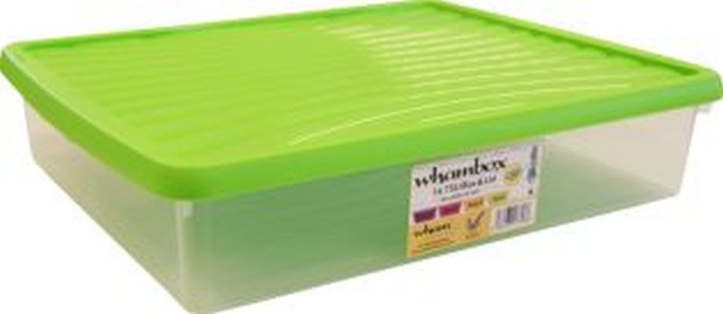 Wham Storage Box & Lid 14.75L Lime