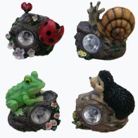 See more information about the Garden Solar Light Lady Bug on Rock