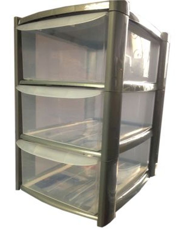 3 Drawer Mini Tower Plastic Storage.