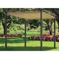 See more information about the Siena Beige Pergola Gazebo