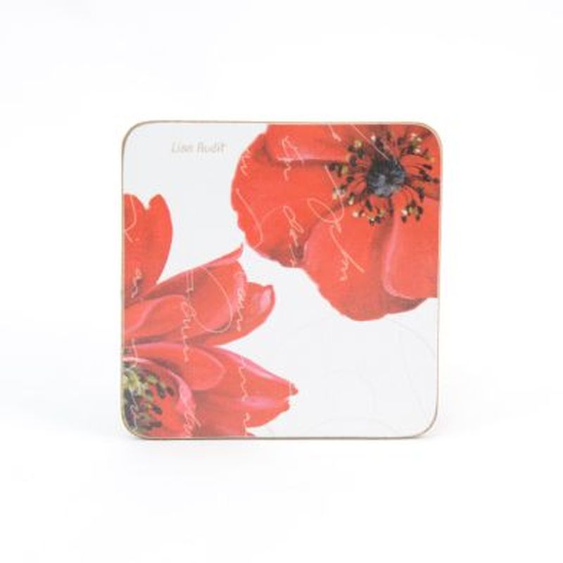 Poppy Coasters Set of 4