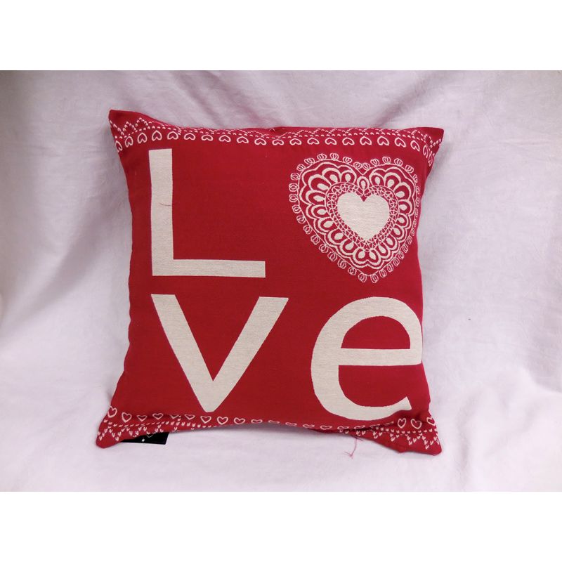 Jacquard Love Sofa Cushion (2 for £10)