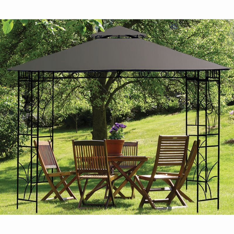 Merion Gazebo Replacement Cover Charcoal