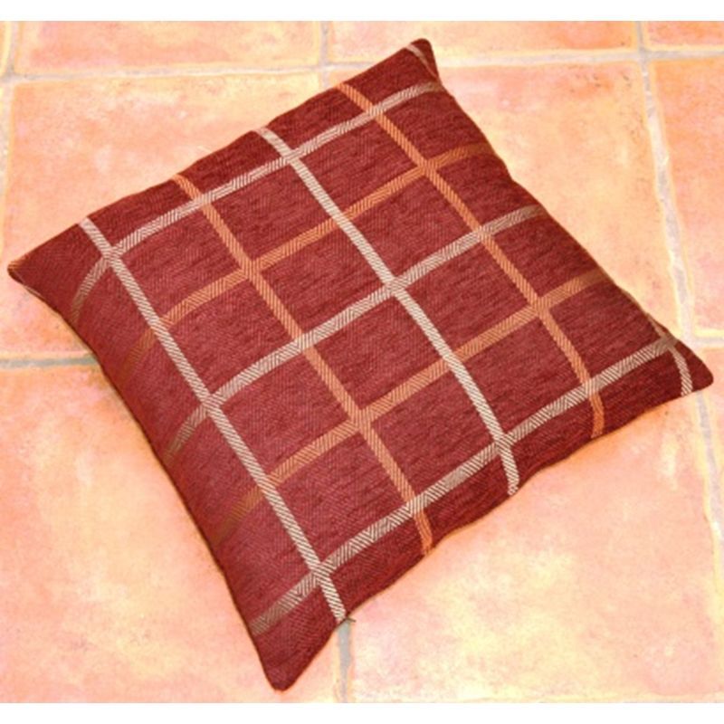 Wine Check Sofa Cushion (2 for £10)