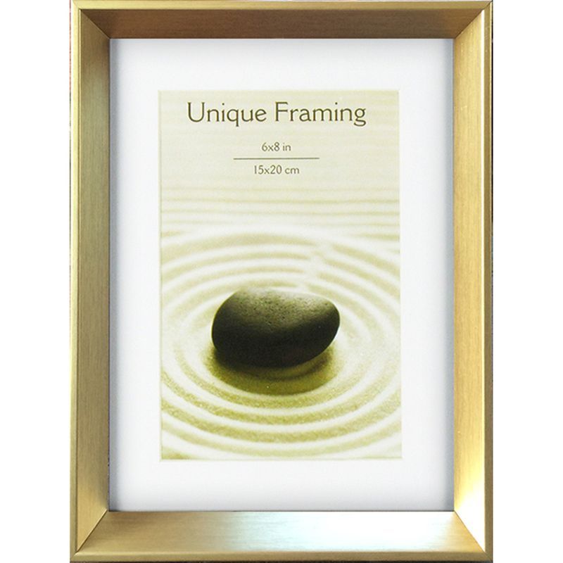 Metro Gold Photo Frame (8" x 6")