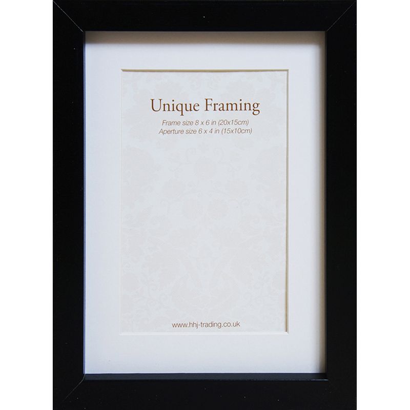 Black Photo Frame (8" x 6")