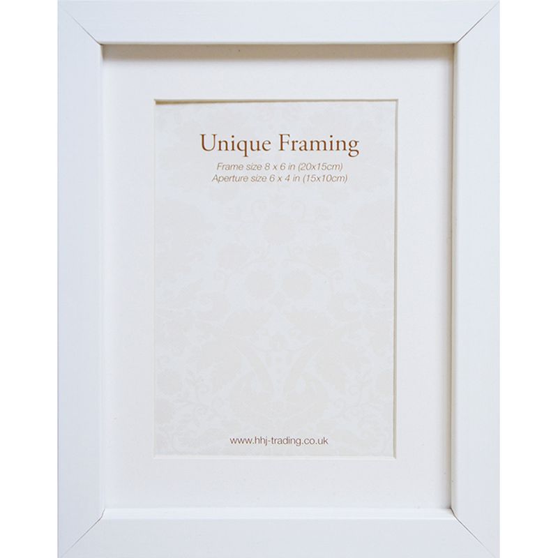 White Photo Frame (8" x 6")