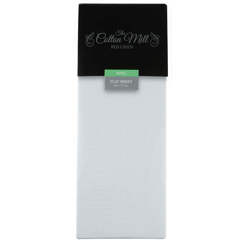 White King Poly Cotton Flat Sheet