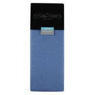 See more information about the Blue Double Poly Cotton Fitted Sheet