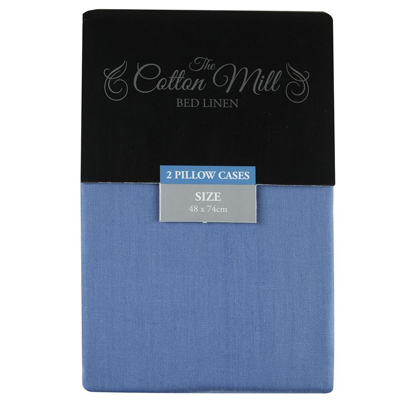 Blue 2 Pack Pillow Case