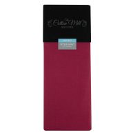 See more information about the Raspberry Double Poly Cotton Fitted Sheet