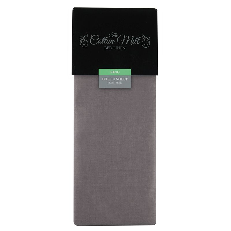 Heather King Poly Cotton Fitted Sheet