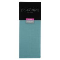 See more information about the Teal Single Poly Cotton Fitted Sheet