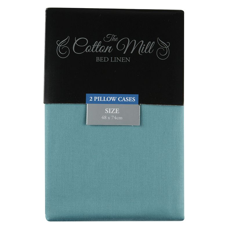 Teal 2 Pack Pillow Case