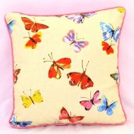 See more information about the Butterflies Feather Cushion (45 x 45cm)