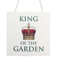 See more information about the King of the Garden Plaque