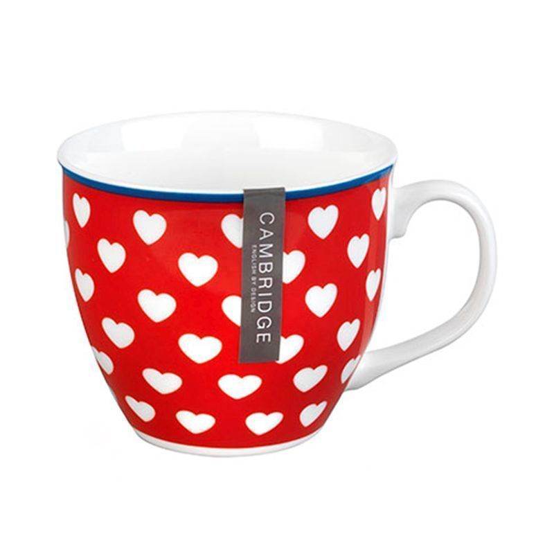 Mug Happy Heart Red Oxford