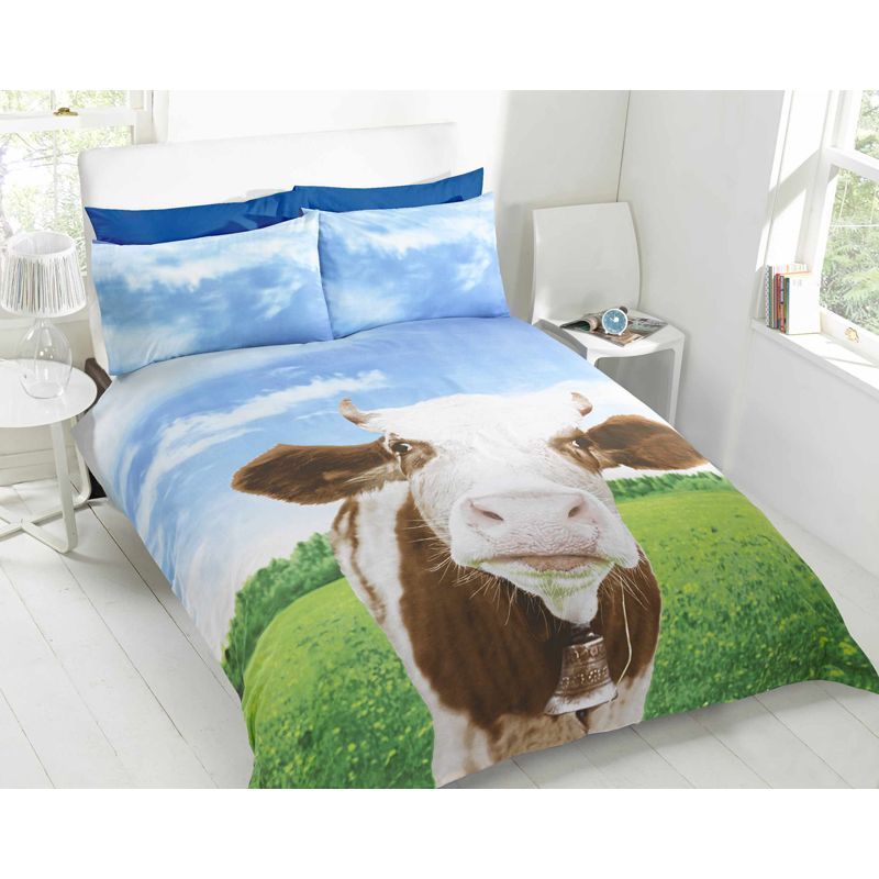 Cow Photo Single Duvet Set