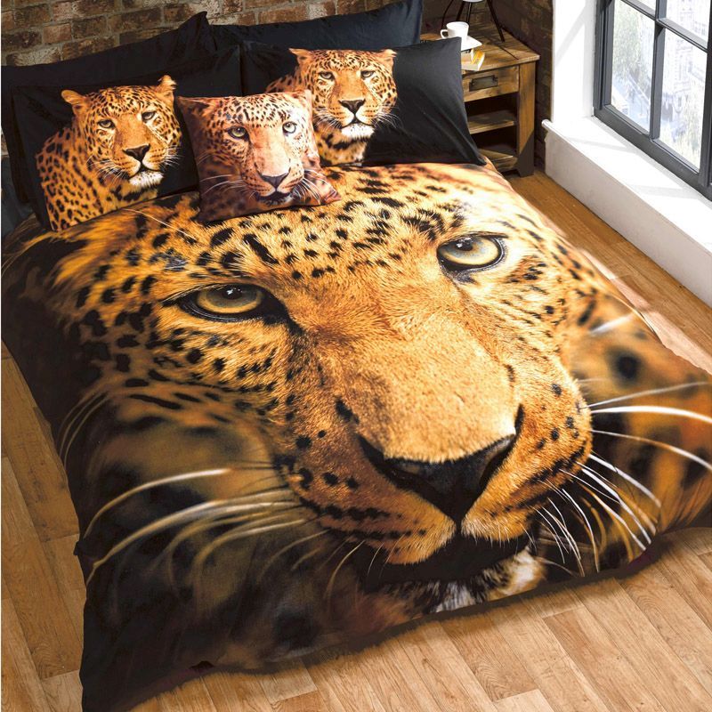 Leopard Double Duvet Set