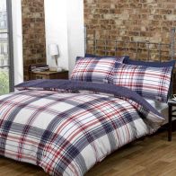 See more information about the Blue Harper Check Double Duvet Set