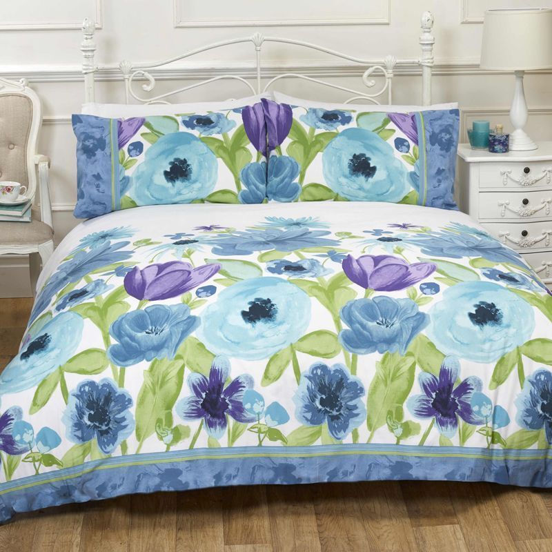 Isabella Blue King Duvet Set