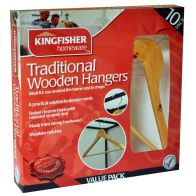 See more information about the Wooden Clothes Coat Hangers (10 Pack)