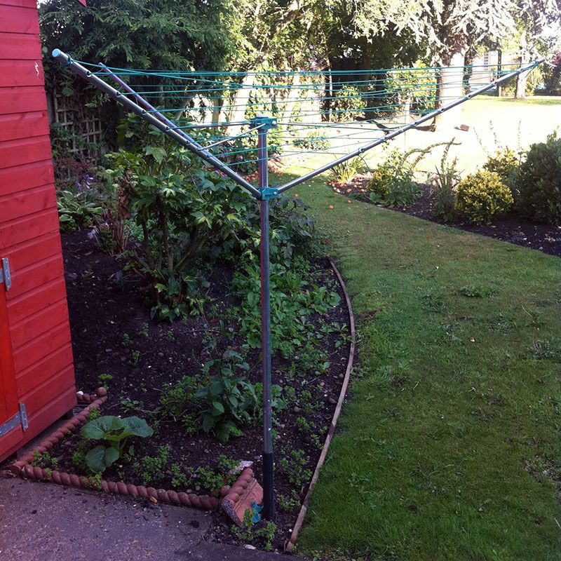 30m 3 Arm Rotary Washing Line