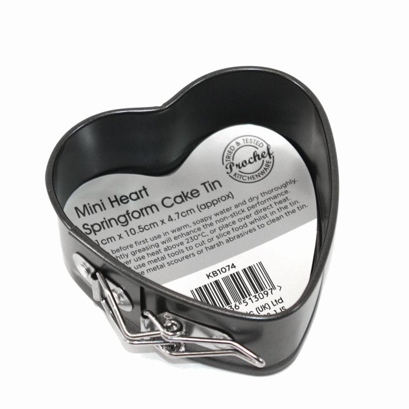 Mini Heart Spring Form Cake Tin