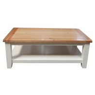 See more information about the Oak Coffee Table - Cream