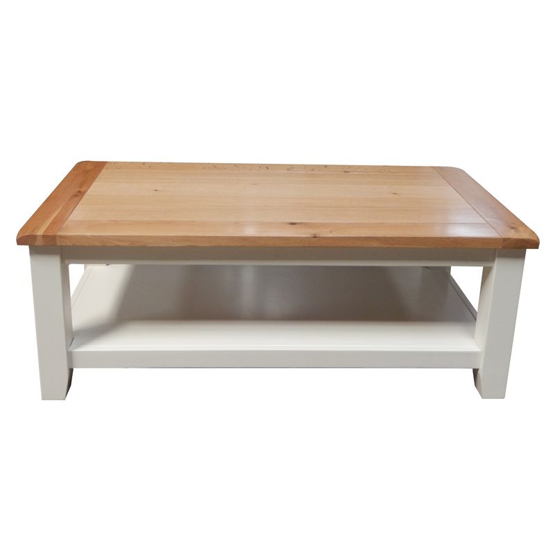 Oak Coffee Table - Cream