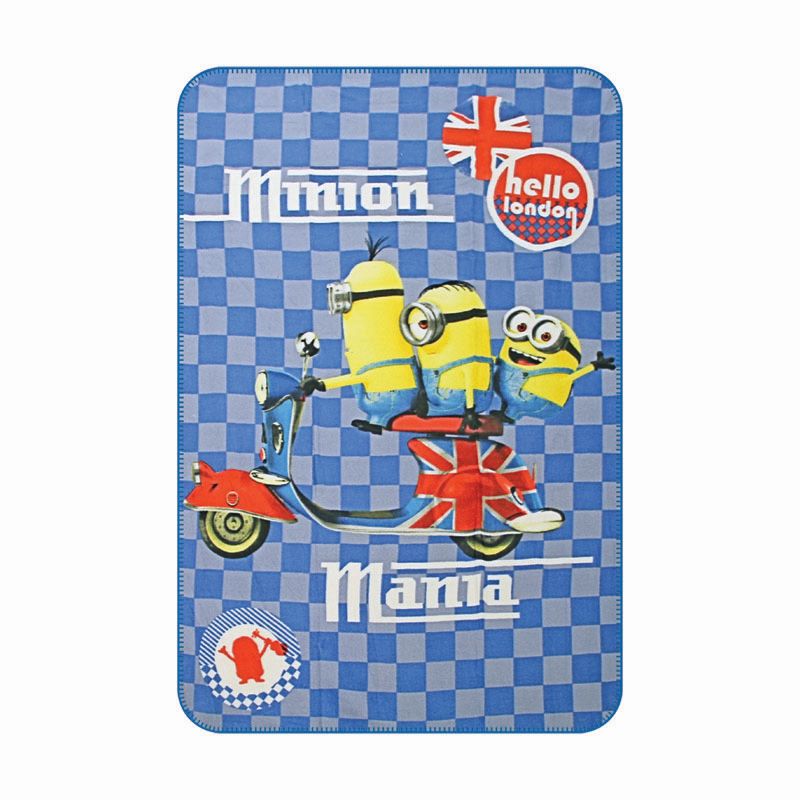 Minions Fleece Blankets Bike