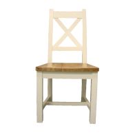 See more information about the Oak Dining Chair - Cream